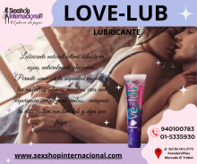 LUBRICANTE INTIMO LOVE LUB - SEXSHOP PLAZA NORTE.